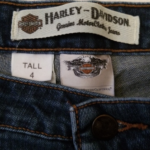 Harley-Davidson jeans 4 tall or 29 X 33 boot cut - Picture 3 of 7
